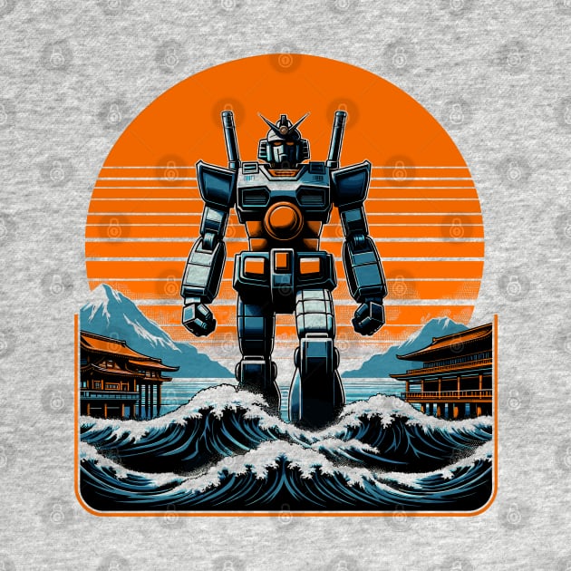 Soundwave in Japan: Giant Robot Japanese Tee by Klimek Prints